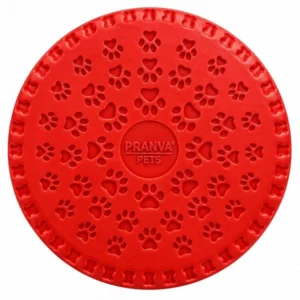 Frisbee macizo Pranva Pets (rojo) - Almeru Colombia